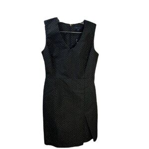 TOMMY HILFIGER Womens Zippered Sleeveless Mini‎ Dress Size 4